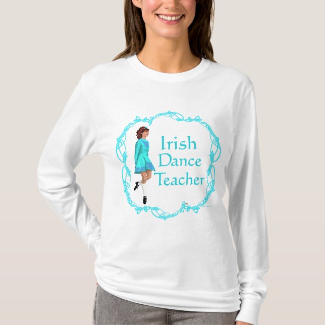 T-shirt Professeur de danse step irlandais (Devant)