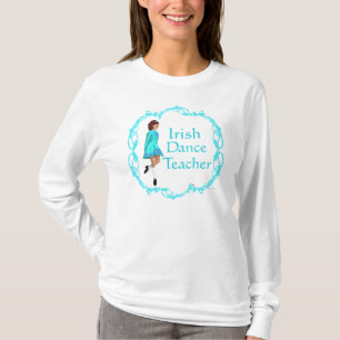 T-shirt Professeur de danse step irlandais - Turquoise