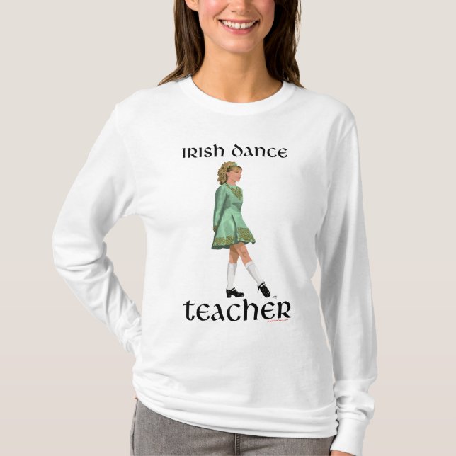 T-shirt Professeur de danse step Irlandaise (Devant)