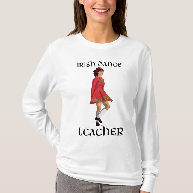 T-shirt Professeur de danse step Irlandaise (Devant)