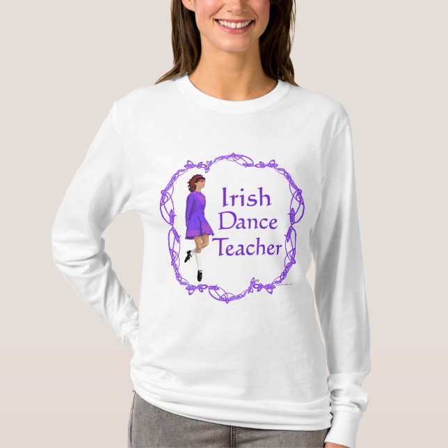 T-shirt Professeur de danse step Irlandaise (Devant)