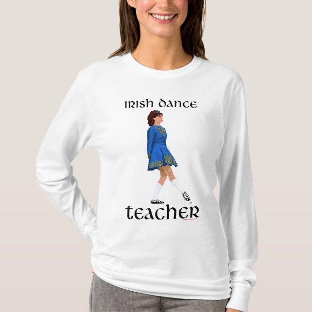 T-shirt Professeur de danse step Irlandaise (Devant)