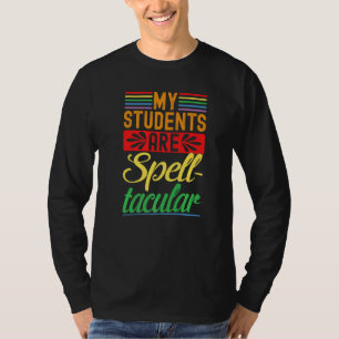 T-shirt Professeur de dyslexie Sensibilisation Dyslexique