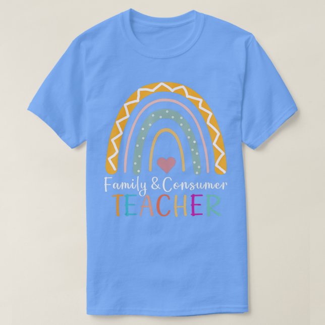 T-shirt Professeur de Facteurs en sciences de la famille e (Design devant)