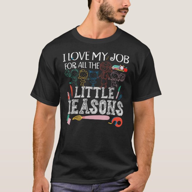 T-shirt Professeur de garderie (Devant)