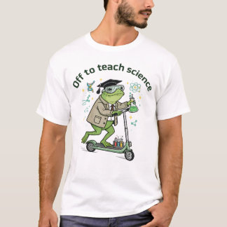 T-shirt Professeur de grenouille mignonne humour scientifi