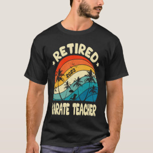 T-shirt Professeur de karaté à la retraite Rétro Cadeau de