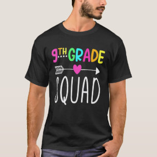 T-shirt Professeur de la classe de 9e année Élève Rentrée