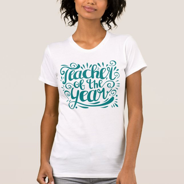T-shirt Professeur de l'année (Devant)