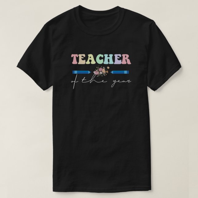 T-shirt professeur de l'année (Design devant)