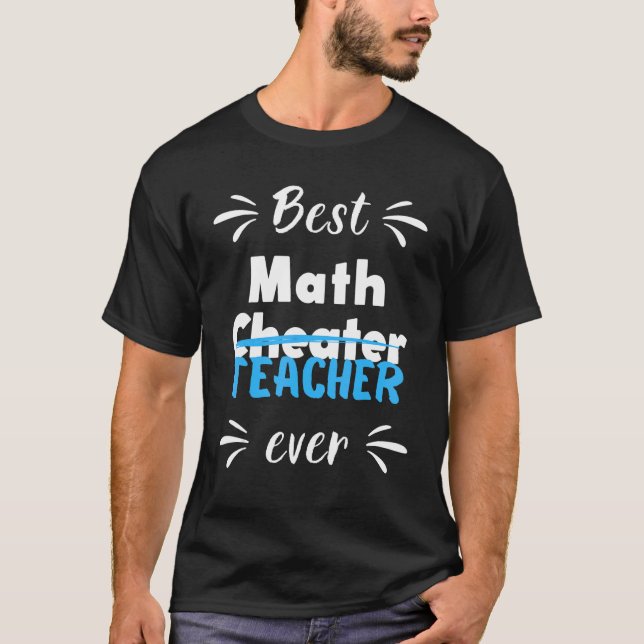 T-shirt Professeur de mathématiques (Devant)
