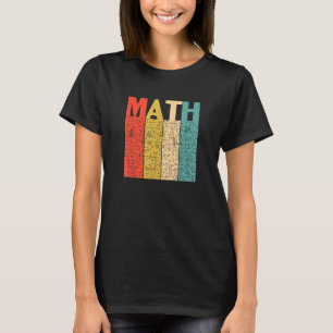 T-shirt Professeur de mathématiques Aimer Math Math Enseig