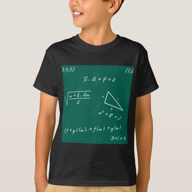 T-shirt professeur de mathématiques algebra geek (Devant)
