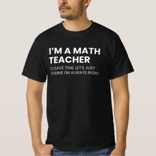 T-shirt Professeur de mathématiques Drôle Professeur Drôle