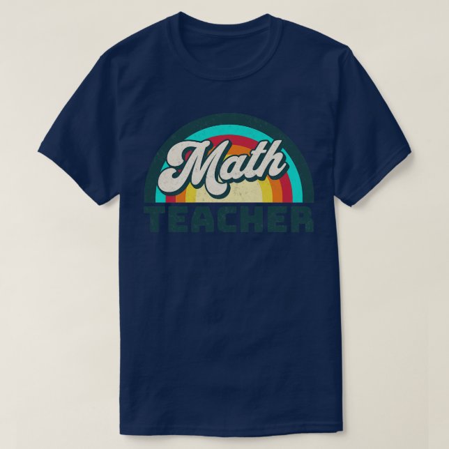 T-shirt Professeur de mathématiques Funny Enseignant de ma (Design devant)