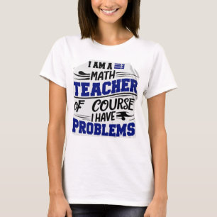 T-shirt Professeur de mathématiques Jest