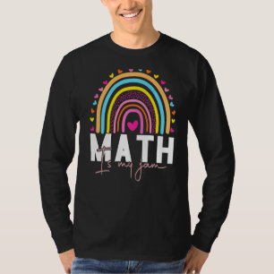 T-shirt Professeur de mathématiques - Math is My Jam Premi