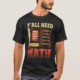 T-shirt Professeur de mathématiques Mathématicien Yu2019to