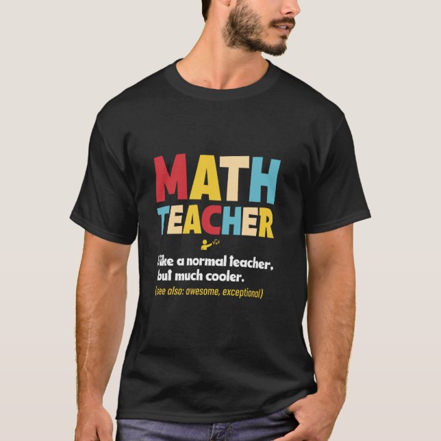 T-shirt Professeur de mathématiques Professeur de mathémat (Devant)