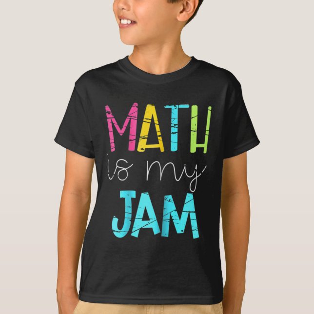 T-shirt Professeur De Maths De Retour À L'École (Devant)