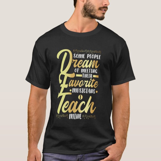 T-shirt Professeur de Musique (Devant)