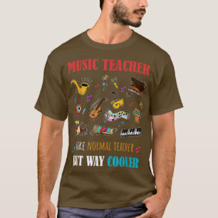 T-shirt Professeur De Musique Comme Enseignant Normal Mais