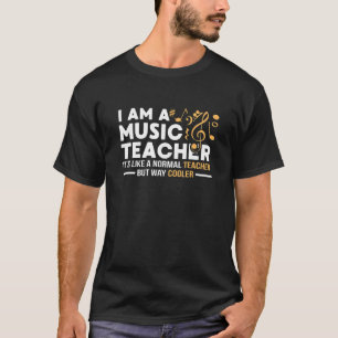 T-shirt Professeur De Musique Comme Un Enseignant Normal M