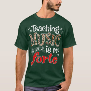 T-shirt Professeur De Musique Enseigner La Musique Est Mon