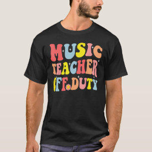 T-shirt Professeur de musique hors service Vacances d'été