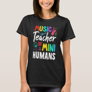 T-shirt Professeur De Musique Mini Humains Retour À L'Écol