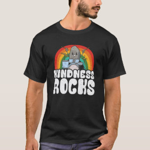 T-shirt Professeur de musique rétro arc-en-ciel anti-intim