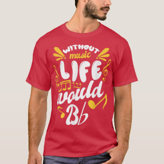 T-shirt Professeur de musique - Sans la vie musicale