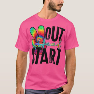 T-shirt Professeur De Peace Out Head Start En Dernier Jour