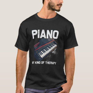 T-shirt Professeur de piano Amateurs de musique Pianistes