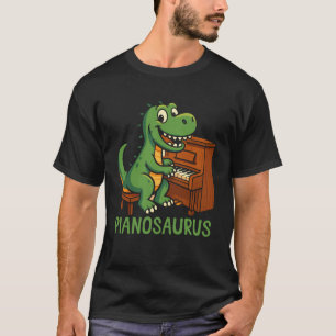 T-shirt Professeur de piano Pianiste Dinosaure T-Rex Piano