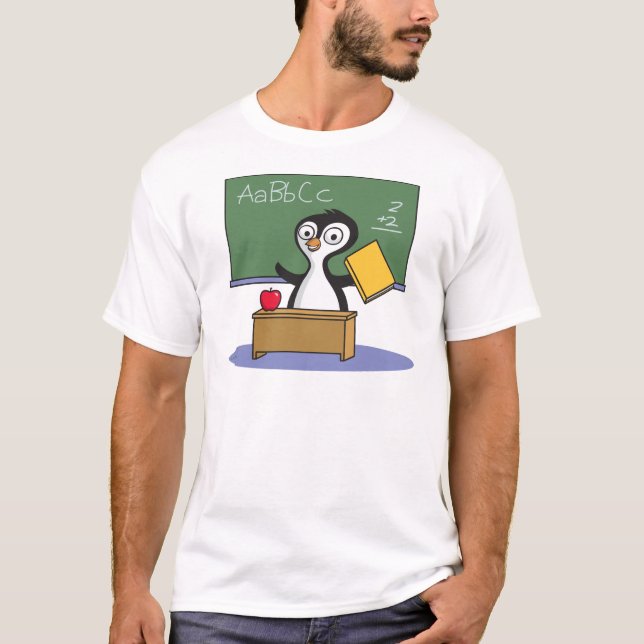 T-shirt Professeur de pingouin (Devant)