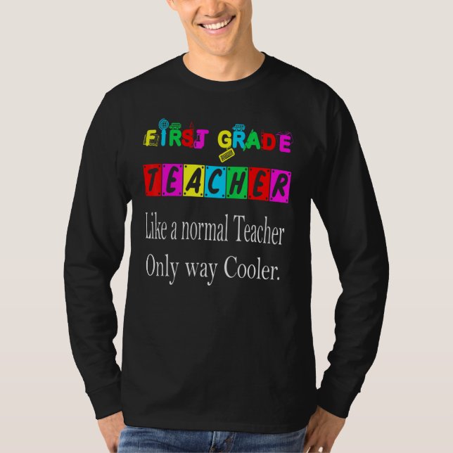 T-shirt Professeur de première année comme un professeur n (Devant)