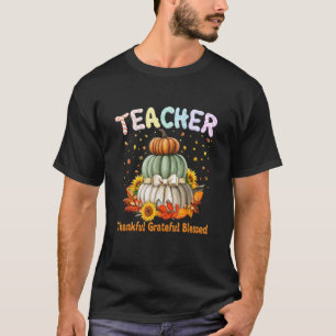 T-shirt Professeur de remerciement d'automne reconnaissant