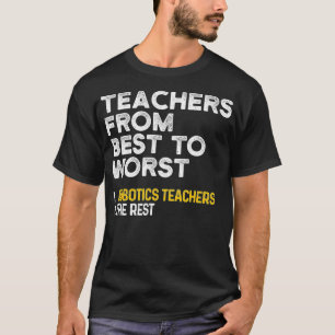T-shirt Professeur de robotique Meilleur Professeur Cadeau