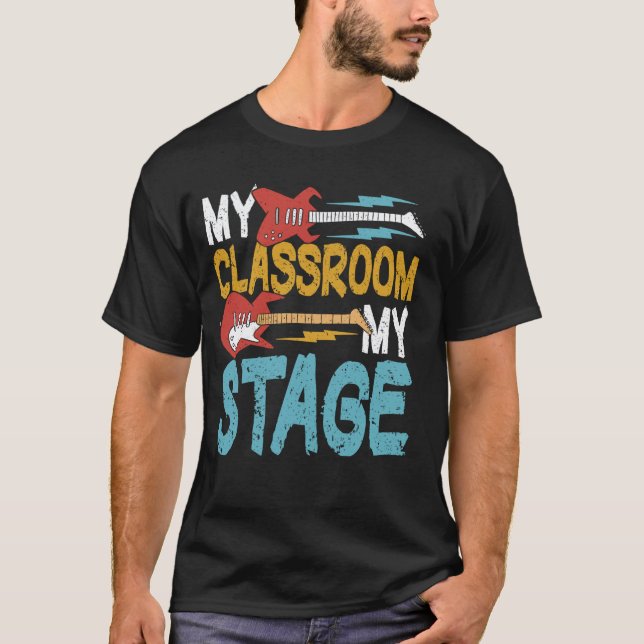 T-shirt Professeur de rock and roll (Devant)