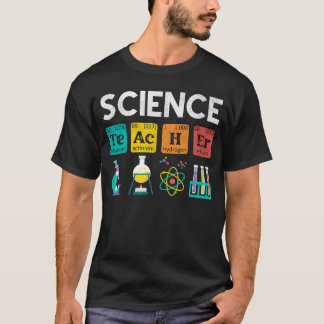 T-shirt Professeur de sciences Chimie Biologie Physique En