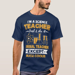 T-shirt Professeur De Sciences Comme Normal Un Sauf Beauco