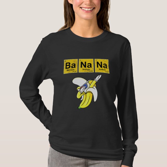 T-shirt Professeur de sciences de chimie Carré élémentaire (Devant)
