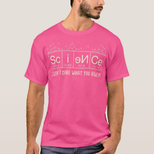 T-shirt Professeur de sciences I Sciences se fiche de ce q
