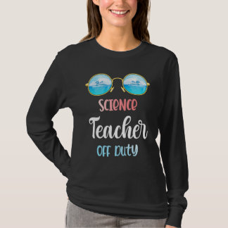 T-shirt Professeur de sciences Lunettes de soleil hors ser