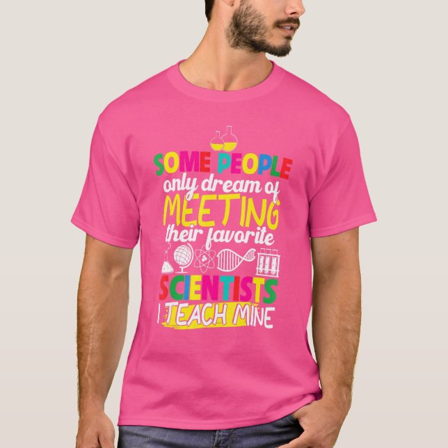 T-shirt Professeur De Sciences Scientifiques Certaines Per (Devant)
