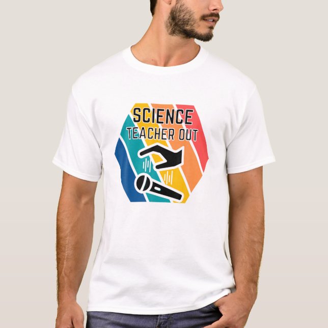 T-shirt Professeur De Sciences Sortir Mic Début Appréciati (Devant)