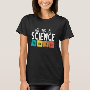 T-shirt Professeur de sciences Table périodique Chimie Bio