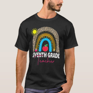 T-shirt Professeur De Septième Année Retour À L'Appréciati