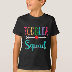 T-shirt Professeur De Squad De Retour À L'École